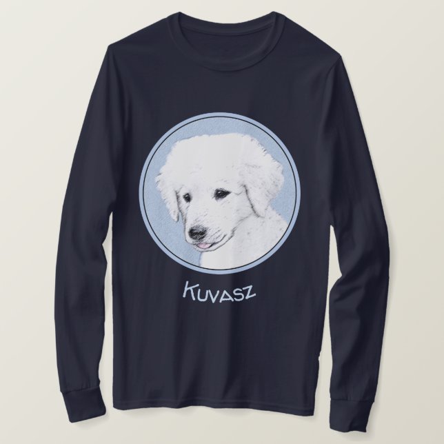 T-shirt Kuvasz Peinture - Cute Original Chien Art (Design devant)