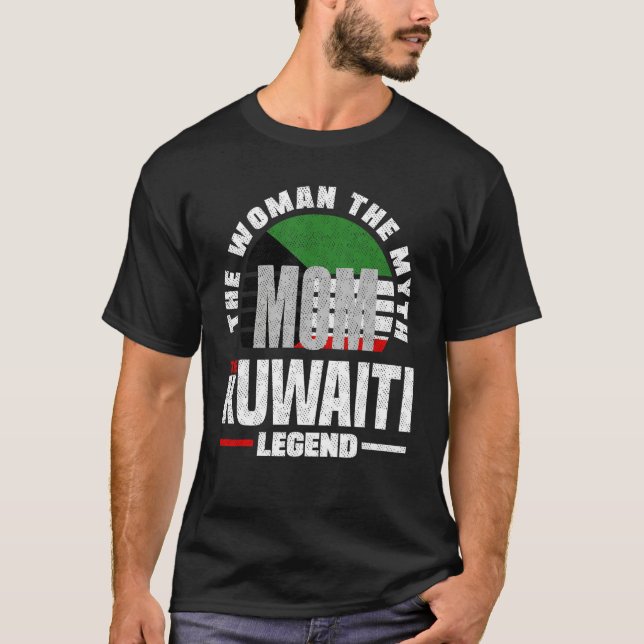 T-shirt Kuwaiti Kuwait Kuwaiti Flag Mothers Day (Devant)