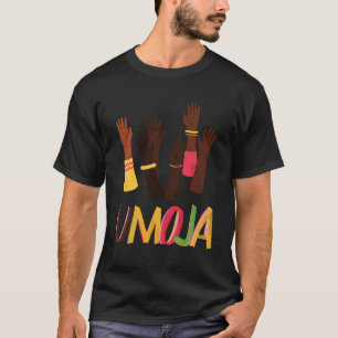 T-shirt Kwanzaa Principes Vert Et Rouge Police Prin Africa