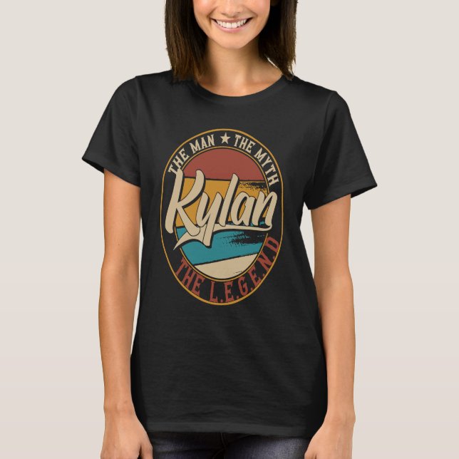 T-shirt Kylan The man the myth the legend (Devant)