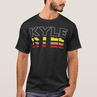 T-shirt Kyle prénom drôle vintage coucher de soleil Kyle a