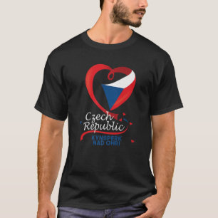 T-shirt Kynsperk Et Ohri République Tchèque Drapeau Cardia