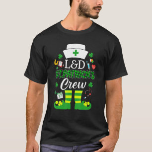T-shirt L&d Infirmière St patrick équipage St Patrick Day
