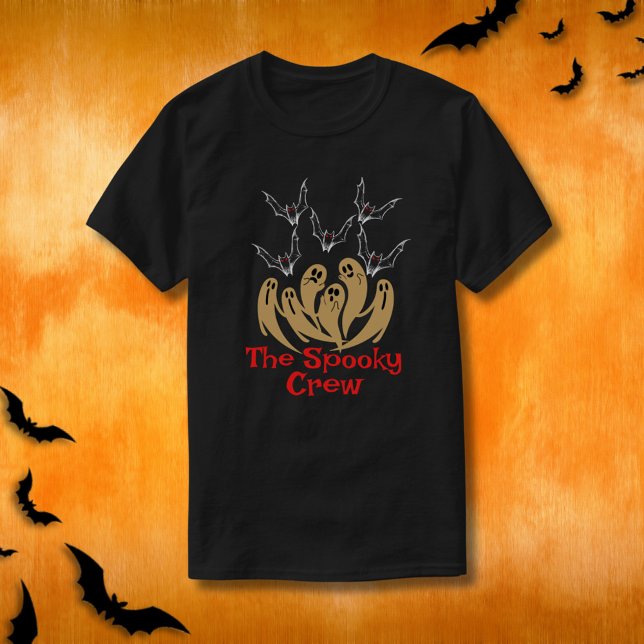 T-shirt L’équipage Éffrayant de la famille Halloween (Créateur téléchargé)
