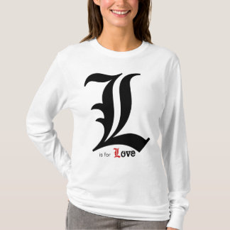 T-shirt L est pour l'amour