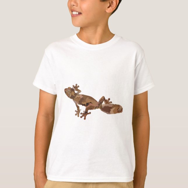 T-shirt L est pour Leaf Tail Gecko (Devant)