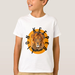 T-shirt L est pour Lion Keeper