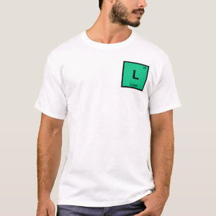 T-shirt L - Lowell Massachusetts Chimie Tableau Périodique