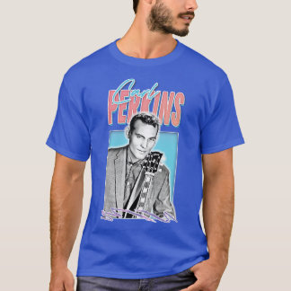 T-shirt L Perkins Rock Roll Design