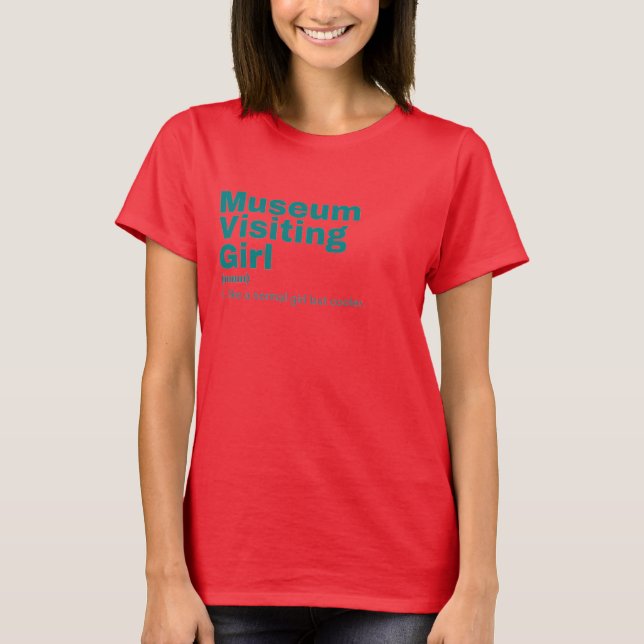T-shirt l - Visite de musée (Devant)