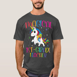 T-shirt La 1ère année est une licorne magique professeur d