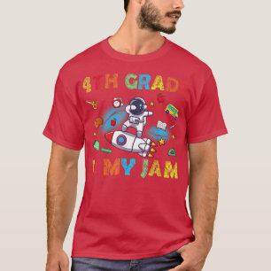 T-shirt La 4e année est ma confiture Dabbing Astronaut Ens