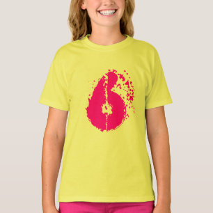 T-shirt La 6ème chemise le numéro six d'anniversaire
