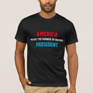 T-shirt La "Amérique. Là où le coureur devient préside