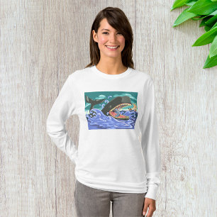 T-shirt La Baleine Biblique Femme Longue Manche