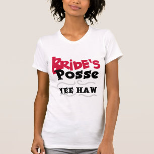 T-shirt La bande de la jeune mariée