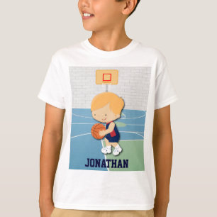 T-shirt La bande dessinée personnalisée de joueur de