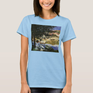 T-shirt La Banque de la Seine, Bennecourt de Claude Monet