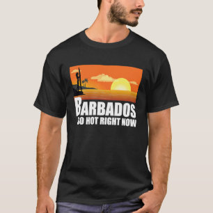 T-shirt La Barbade si chaud en ce moment Retro Travel Beac