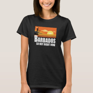 T-shirt La Barbade si chaud en ce moment Retro Travel Beac