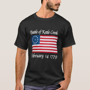 T-shirt La bataille de Kettle Creek Georgia Révolutionnair