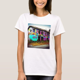 T-shirt La beauté dans la destruction Maison abandonnée
