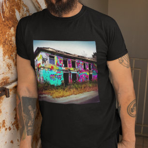 T-shirt La beauté dans la destruction Maison abandonnée