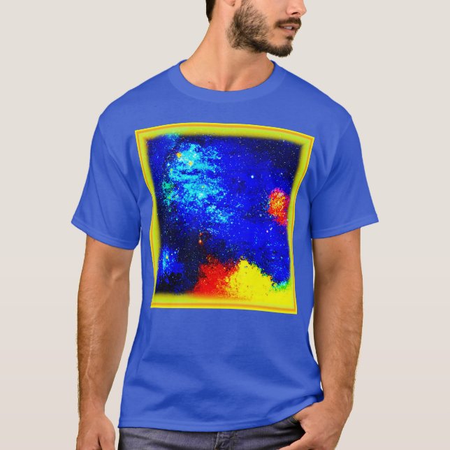 T-shirt La Beauté des Nebulas et des Galaxies. Commandez d (Devant)