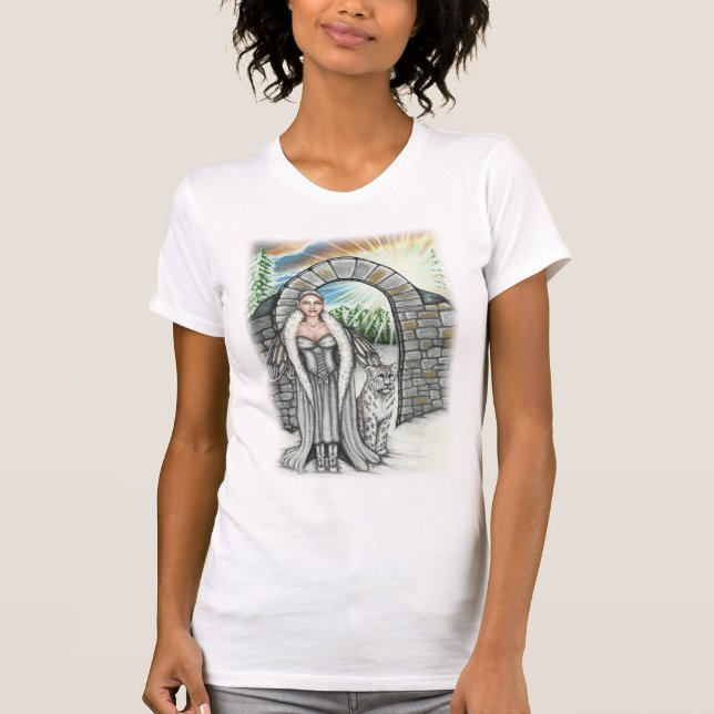 T-shirt La beauté et sa chemise de bête (Devant)