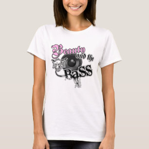 T-shirt La beauté et techno de transe BASSE l'électro