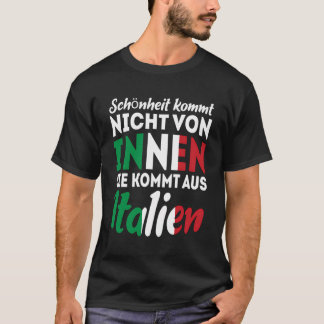 T-shirt La Beauté Ne Vient Pas De L'Intérieur Elle Vient D
