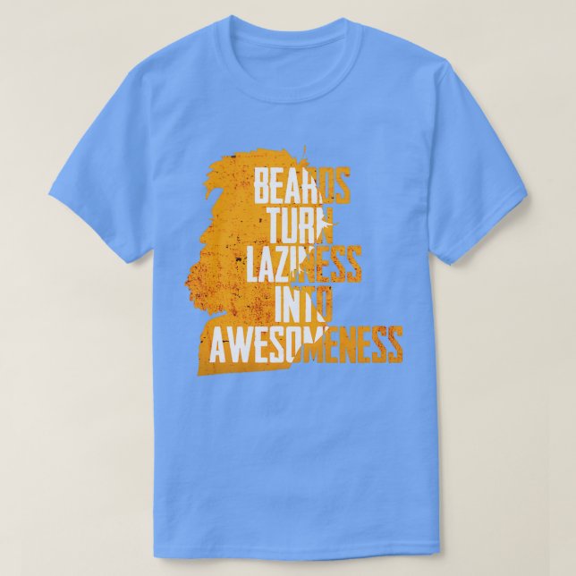 T-shirt La Beauté Transforme La Paresse En Chemise De Barb (Design devant)