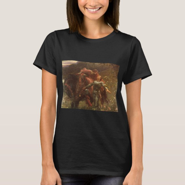 T-shirt La Belle Dame sans Merci par Sir Frank Dicksee (Devant)