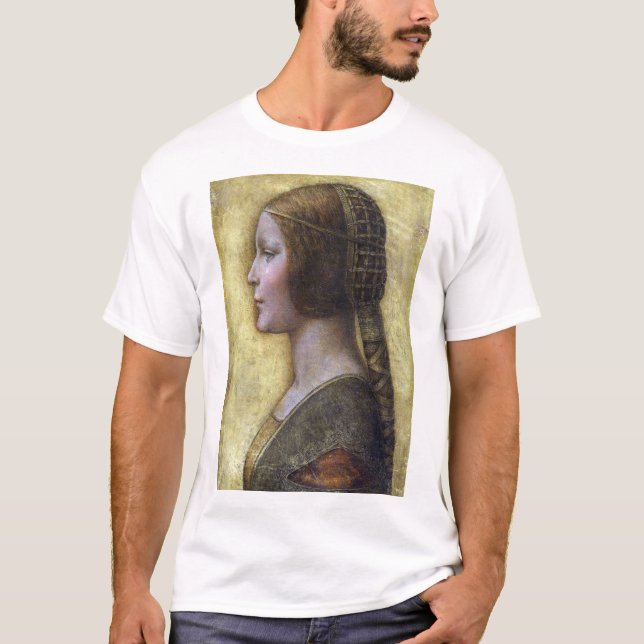 T-shirt La Belle Princesse, Léonard de Vinci (Devant)