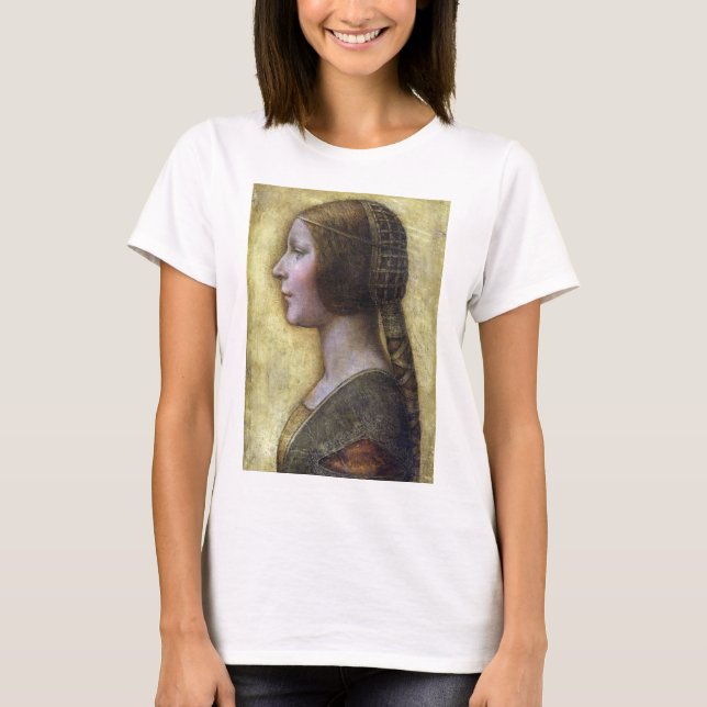T-shirt La Belle Princesse, Léonard de Vinci (Devant)