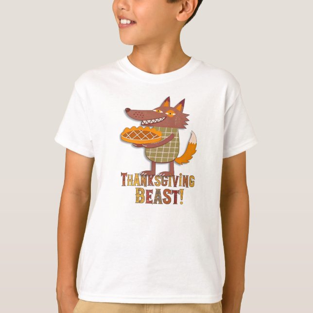 T-shirt La bête de Thanksgiving (Devant)