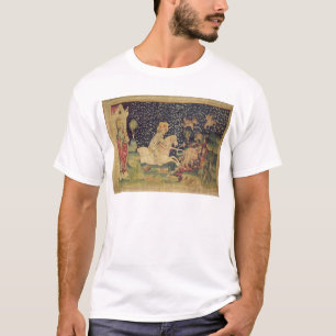 T-shirt La bête est jetée dans le lac du soufre