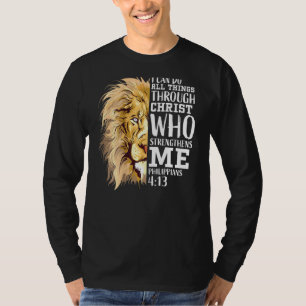 T-shirt La Bible Chrétienne Versets Hommes Papa Lion De Ju