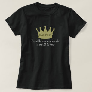 T-shirt La Bible de la Couronne contre la foi chrétienne O