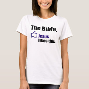 T-shirt La bible, Jésus aime ceci