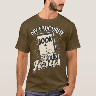 T-shirt La Bible préférée Livre Jésus