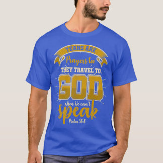 T-shirt La Bible Religieuse Et Les Larmes Sont