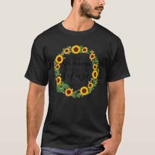 T-shirt La Bible Sous Ses Ailes Vous Trouverez Refuge Jésu