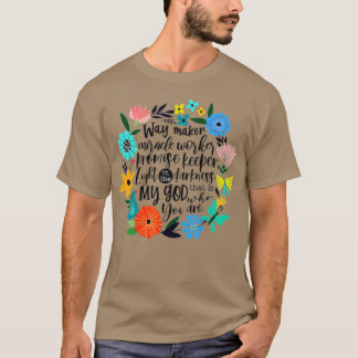 T-shirt La Bible Verse Isaïe La Lumière du CheminFabriquan