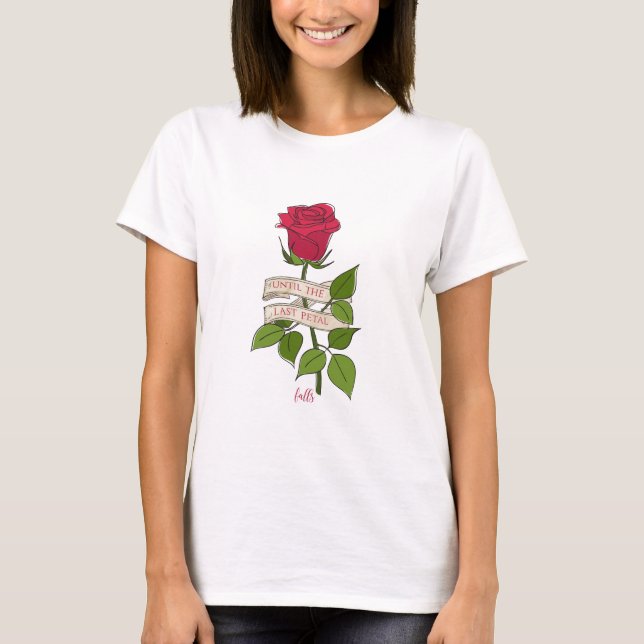 T-shirt La Bienheureuse et la Bête - Pour qui pourrait-il  (Devant)