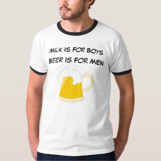 T-shirt La bière est pour les hommes