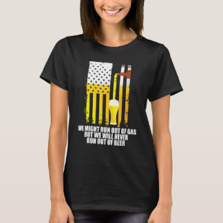 T-shirt La Bière Pour Hommes Ne Manque Jamais De Bière