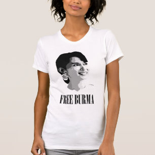 T-shirt La Birmanie libre - Aung a chanté Suu Kyi