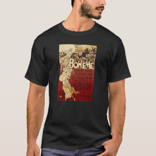 T-shirt La Bohème - affiche vintage 1896