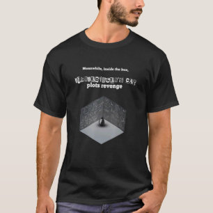 T-shirt La boîte de chat de Schrödinger Blague de physique